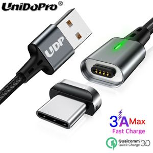 Qc 3.0 Quick Charge 3A Magnetische Snelle Usb Type C Data Sync Charger Kabel Voor Huawei Mediapad M6 M5 Honor waterplay V20 P20 P30