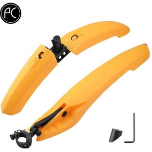 Pcycling Fiets Spatbord Voor/Achter Quick Release Fenders Racefiets Mtb Fender Mud Guard Vleugels Onderdelen Met Achterlicht Led