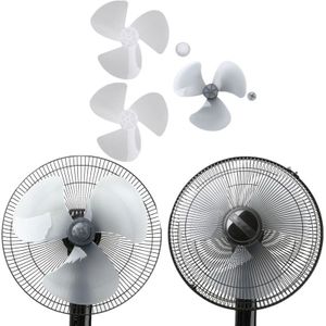 16 Inch Huishoudelijke Plastic Fan Blade Drie Bladeren Met/Zonder Ventilator Moer Voor Staande Voetstuk Fan Tafel Boer Algemene accessoires