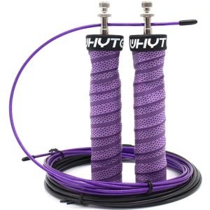 Speed Springtouw Crossfit Jump Rope Met Anti-Slip Handvat Voor Dubbele Unders