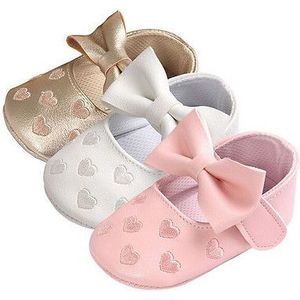 Lente Herfst PU Pasgeboren Baby Jongen Meisje Baby Babyschoenen Zachte Moccs Ballet Schoenen Zachte Zolen