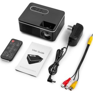 Mini Projector1080p Thuis Proyector Video Speler Projectoren Met Hdmi Usb Av Poorten Tf Card Slot Video Formaten MP4, rmvb,