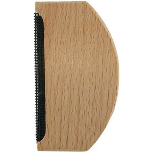Draagbare Houten Lade Haar Kam Kasjmier Trui Haar Remover Haarbal Trimmer Houten Kleren Bal Remover
