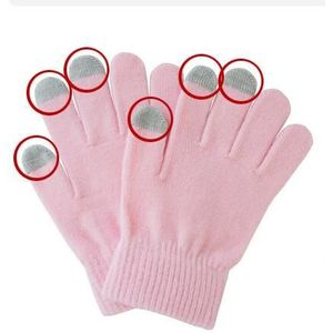 2 pairs roze Unisex Handschoenen Kleurrijke Mobiele Telefoon Aangeraakt Handschoenen Mannen Vrouwen Winter Wanten Zwart Warm Smartphone Rijden Handschoen