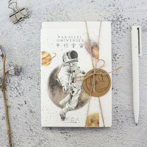30Pcs/350G Wit Karton Astronaut Post Kaart Karton Papier Kaartmaken Levert Bullet Journal Schrijven Groet