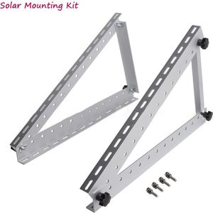 Adjustabletriangle Aluminium Solar Montagebeugel Structuur Voor 100 W Zonnepaneel Dak Grond Montagebeugel