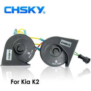 CHSKY Auto Hoorn Slak soort Hoorn Voor KIA K2 2005 12 V Loudness 110-129db Auto Hoorn Lange Levensduur tijd Hoge Lage Claxon