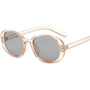 Yoovos Ovale Zonnebril Vrouwen Vintage Plastic Luxe Vrouwen Zonnebril Retro Brand Klassieke Vrouwelijke Eyewear