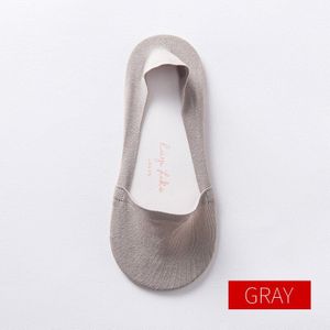 Katoen Modal Korte Onzichtbare Boot Vrouwen sokken low cut no show antislip sokken Crew Silicagel Antislip Kleur zomer 5 Pairs