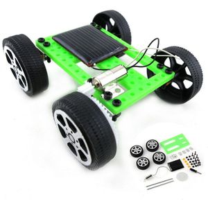 Grappige Schrikken Doos Houten Prank 1 Set Mini Zonne-energie Speelgoed Diy Auto Kit Kinderen Educatief Gadget Hobby Grappig