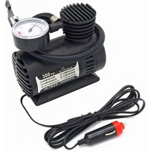 12V Abs Plastic Mini Locomotief Luchtpomp Abs Plastic Auto Tire Inflator Draagbare Auto Elektrische Kleine Luchtpomp 1 stuk