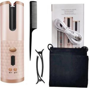 Usb Draadloze Automatische Krultang Opladen Krultang Elektrische Krultang Lcd Display Handig En Draagbare Haar Styling