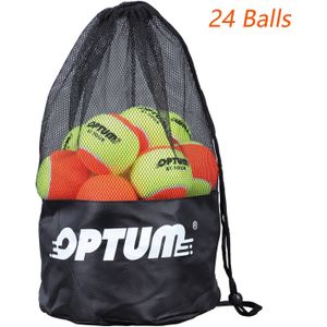 Optum BT-TOUR Strand Tennis Ballen 50% Druk Met Mesh Schoudertas-12, 24, 36 Pack Maten