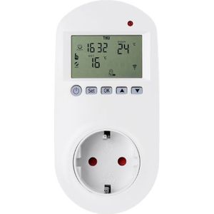 Wifi Plug-In Thermostaat Socket Remote Voice Control Vloerverwarming Temperatuurregelaar 16A 230V Eu Plug