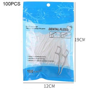 50/100Pcs Dental Floss Interdentale Borstel Tanden Stick Tandenstokers Tand Draad Floss Voor Oral Care Beauty Tools SEC88