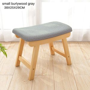 Kleine hout eetkamer kruk thuis lage kruk mode creatieve sofa kruk kleine stoel woonkamer bench zuinig stof make-up kruk