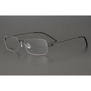 Denemarken Titanium Velg Vierkante Brilmontuur Business Mannen Brillen Geen Schroef Handgemaakte Bijziendheid Optische Brillen Frames