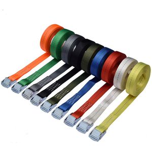 2 Stks/partij 25Mm 250Kg X 3.5M Metalen Cam Gesp Tie Down Cargo Sjorren
