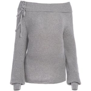 Lange Mouw Zwangere Trui Herfst Winter Off Shoulder Moederschap Trui Zachte Comfort Zwangerschap Vrouwen Gebreide Kleding