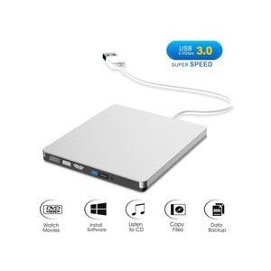 USB3.0 Externe Optische Drive CD-RW Dvd +-Rw DVD-RAM Schrijver Cd Speler Dvd Brander Compatibel Met USB2.0 Voor Pc, mac, Laptop,Netbook