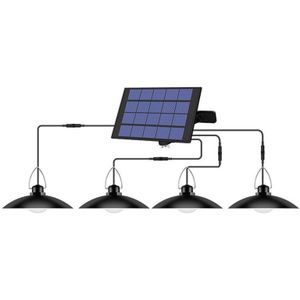 1/2/3/4 Hoofd Solar Hanglampen Lamp IP65 Waterdichte Outdoor Kroonluchter Solar Lamp Warm/Wit 4500K/6000K