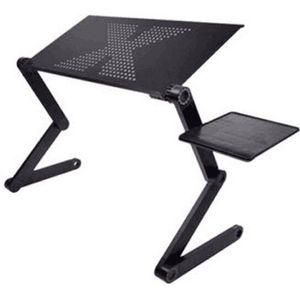 Lade Voor Slaapbank Zwart Grote Maat Portable Opvouwbaar Verstelbare Klaptafel Voor Laptop Bureau Computer Mesa Para Notebook Stand