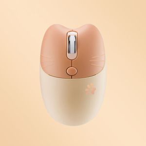 2.4G Usb Draadloze Muis Leuke Cartoon Roze Mini Muis 1600Dpi Optische Computer Mause Kantoor Ergonomische Stille Muizen Voor meisjes