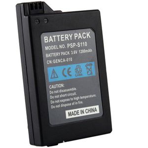 1200Mah 3.6V Oplaadbare Batterij Vervanging Voor Sony PSP2000 PSP3000 Psp 2000/3000 PSP-S110 Console