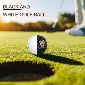 Golf Ballen Set Lange Afstand Zwart En Wit 2 Layer Bal Golf Training Accessoires Voor Putters