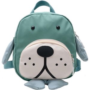 Cartoon Hond Kleuterschool Peuter Kinderen Zip Sluiting Rugzak Schooltas Pouch Cartoon Hond Vorm Kinderen Rugzak