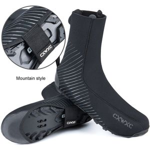 6 Size Fietsen Schoen Covers Neopreen Waterdichte Verdikte Winter Fietsen Overschoenen Voor Mannen Vrouwen Thermische Warmer