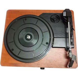 33 45 78 Rpm Draagbare Retro Grammofoon Vinyl Platenspeler Vintage Klassieke Draaitafel Fonograaf Met Ingebouwde Stereo Speakers