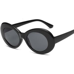Vintage Ovale Zonnebril Vrouwen Retro Clear Lens Eyewear Ronde Zonnebril Voor Vrouwelijke Dames Oculos De Sol