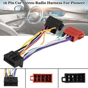 1 Pcs Auto Kabelboom Adapter Voor Kenwood/Jvc Auto Stereo Radio Iso Standaard Connector Adapter 16 Pin Plug kabel Plug-Play