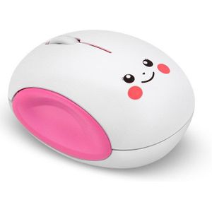 2.4G Draadloze Optische Muis Leuke Cartoon Usb Computer Muizen Kleine Ergonomische Roze Mini 3D Pc Office Muis Voor Kid meisje Mac