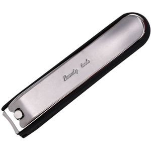 Nagelknipper Rvs Vingernagel Clippers Teennagel Clippers Schaar Nail Cutter Nail Trimmer Gebogen Rand Met Nagelvijl