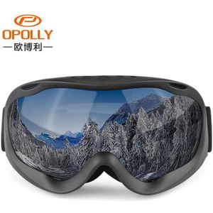 Ski Bril Dubbele Laag Anti-Fog Ski Bril Bergbeklimmen Eye-Bescherming Goggles Winddicht Zand 005