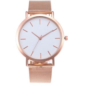 Womens Horloges Eenvoudige Reloj Rose Goud Zilver Luxe Dames Quartz Horloge Vrouwen Mujer Kols Saati Feminino Relogio Horloge Uur