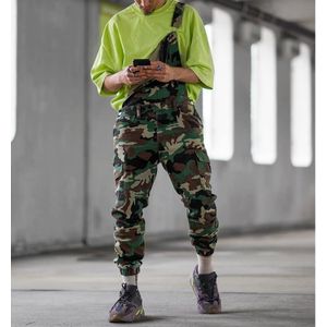 Wepbel Mannen Casual Denim Broek Camouflage Riem Mannen Jeans Jumpsuits Lengte Broek Bib Overall Plus Size Mannen Kleding jeans