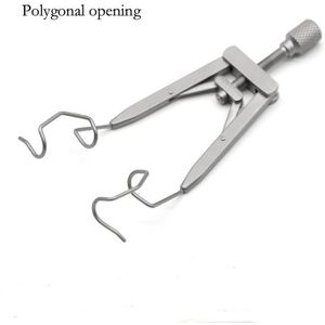Eye Deksel Opener Ooglid Opener V-Vormige Staaldraad Verstelbare Oog Geneeskunde Dubbele Eye Deksel Eye Hoek Opener