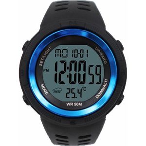 Outdoor Sport Smart Horloge Mannen Digitale Klok Stappenteller Calorieën Waterdichte Slimme Elektronische Barometer Hoogtemeter Horloge Relogios