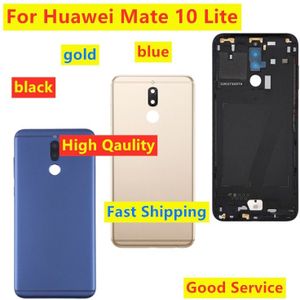 Hoge Qaulity Batterij Cover Voor Huawei Mate 10 Lite Achter Back Batterij Deur Case Voor Huawei Nova 2i Rne L21 metalen Behuizing Cover