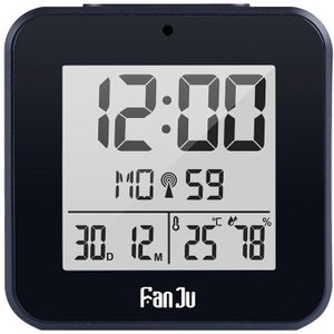 Wekker Digitale LED Elektronische Desktop Horloge Tijd Thermometer Vochtigheid Snooze Kalender Tafel DCF Radio Klokken Home Office