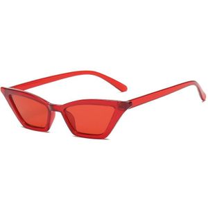 Mannen En Vrouwen Modieuze Veelzijdige Kleine Frame Cat Eye Zonnebril Dames Straat Zonnebril Kleurrijke All-Match bril Tij