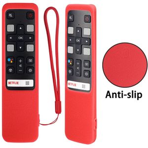Voice Tv Siliconen Afstandsbediening Cover RC802V FMR1 FLR1 FNR1 Voor Tcl Lcd Tv 65P8S 55P8S 55EP680 50P8S 49S6800FS 49S6510FS