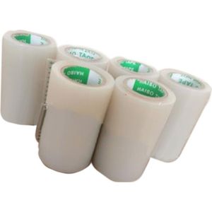 10 Cm X 10 M Poly Patch Tape Clear Kas Tunnel Permanente Reparatie Sticker Tape