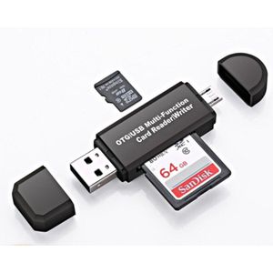 Otg Micro Sd Kaartlezer Usb 2.0 Kaartlezer 2.0 Voor Usb Micro Sd Adapter Flash Drive Smart Geheugenkaart reader Otg Schrijver
