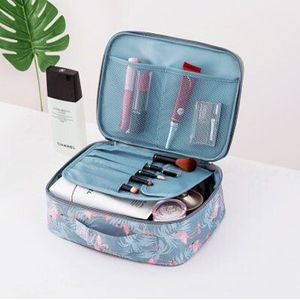 Dubbellaags Professionele Make-Up Tas Organizer Draagbare Transparante Wc Bag Storage Pouch Cosmetica Vrouwelijke Toilettas Kit