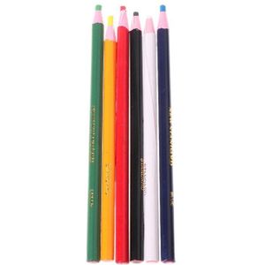 6 Kleuren Markers Voor Metaal Glas Stof China Grafiek Peel Off Vet Wax Potlood