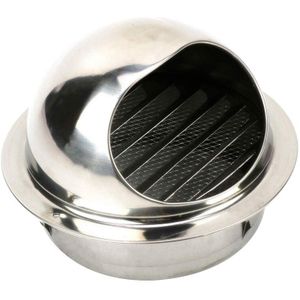 6-Inch 304 Rvs Vent, Ronde Vent, Grid Duct, Buitenste Sferische Stopcontact, muur Gemonteerde Afzuigkap Vent